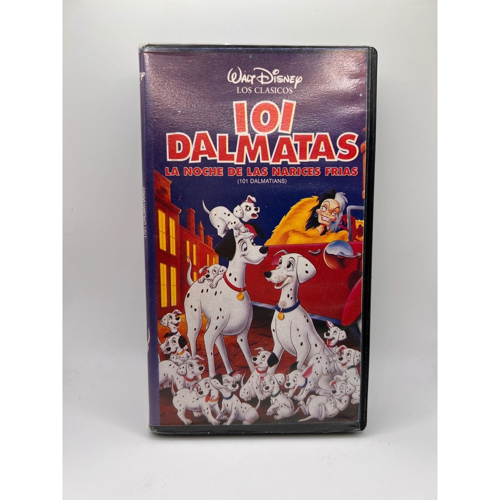 Walt Disney Los Clasicos 101 Dalmatas (101 Dalmatians) VHS Spanish Edition